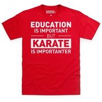 education karate t shirt