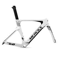 Eddy Merckx Lugano 68 TT Frameset - 2017 - White / Black / Anthracite / Small