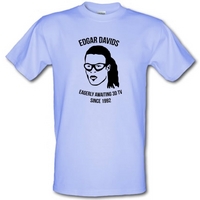 Edgar Davids: Eagerly Awaiting 3D TV Since 1992 male t-shirt.