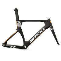 Eddy Merckx Copenhagen 77 Track Frameset - 2017 - Black / White / Orange / Large