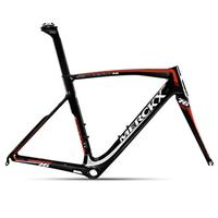 Eddy Merckx San Remo 76 Frameset - 2017 - Black / Anthracite / Red / XLarge