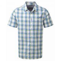 Edgard Short Sleeved Shirt China Blue Check