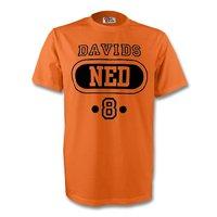 Edgar Davids Holland Ned T-shirt (orange)