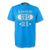 edinson cavani uruguay uru t shirt sky blue