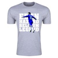 eden hazard belgium legend t shirt grey