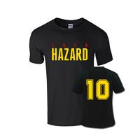 eden hazard front name t shirt black