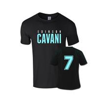 edinson cavani front name t shirt black