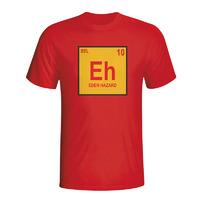 eden hazard belgium periodic table t shirt red