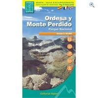 Editorial Alpina Ordea Y Monte Perdido Map