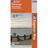 edinburgh os explorer map sheet number 350