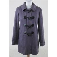 edina ronay size 10 purple coat with hood