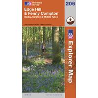 Edge Hill & Fenny Compton - OS Explorer Map Sheet Number 206