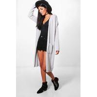 Edge To Edge Cardigan - grey