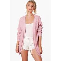 Edge to Edge Waffle Cardigan - blush