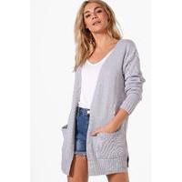 edge to edge cardigan grey