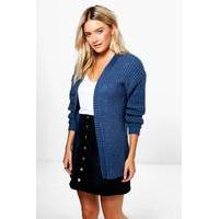 Edge To Edge Grungy Cardigan - vintage blue