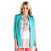 edge to edge cardigan with pointelle