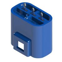 EDAC 572-003-420-301 Board Mount 3 Pin Plug Blue