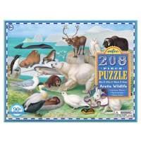 Eeboo - 208 Piece Puzzle Arctic Wildlife /games And Puzzles
