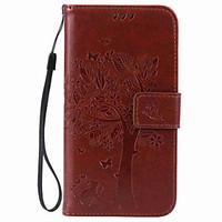 eforcasecats and trees in front of the outer embossed strap pu phone c ...