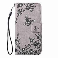 eforcasebutterfly flower embossed diamond lanyard phone case for samsu ...