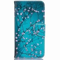 EFORCASE Plum Flower Painting PU Phone Case for iphone7 7plus