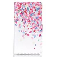 EFORCASE Petal Painted PU Phone Case for Sony XPERIA M4/Z5/Z5mini