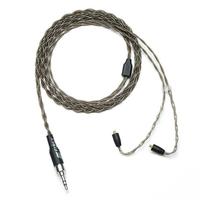 Effect Audio Thor Copper OCC SPC IEM Upgrade Cable (Black) - Shure MMCX (4W)