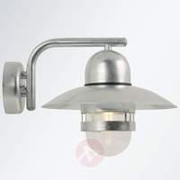 Efficient outdoor wall lamp Nibe zinc-plated