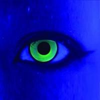 Eggy Weg Green MesmerGlow UV Cosmetic Lenses 1 Day