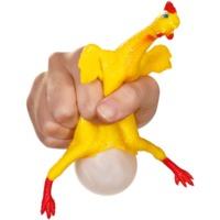 egg laying rubber chicken toy