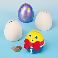 Egg Ceramic Money Banks (Box of 4)