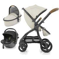 egg® Special Edition 3in1 i-Size Travel System With Changing Bag & Fleece Liner-Jurassic Cream