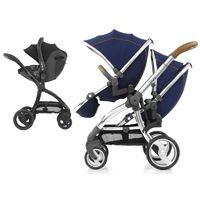 egg® Mirror Frame Tandem 2in1 i-Size Travel System-Regal Navy + Free Seat Liner of Your Choice worth £30!