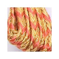 Egyptian Braid 4mm x 5m - Gold/Red