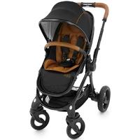 egg Stroller Espresso Black With Sahara Tan Seat Liner