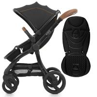 egg Stroller Espresso Black With Jet Black Seat Liner