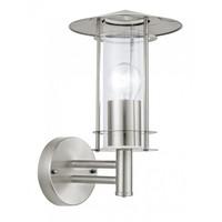 Eglo Outdoor Lantern Lights IP44 Lisio 30184 E27 Stainless Steel, Glass - Steel