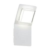 Eglo 93325 Outdoor Wall Light, Aluminium, white