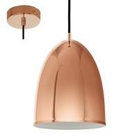 Eglo Coretto 2 Tall Coppery Steel Pendant