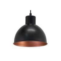 Eglo Truro 1 Black/Copper Steel Pendant Light