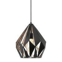 Eglo Carlton 1 Black/Copper Steel Pendant