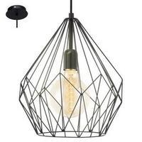 Eglo Carlton Black Steel Pendant Light