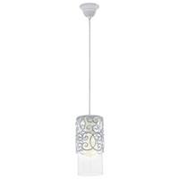 Eglo 49202 Cardigan 1 Light Ceiling Pendant Light In Grey-Blue With Clear Glass