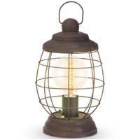Eglo 49288 Bampton 1 Light Table Lamp In Patina Brown