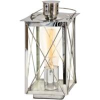 Eglo 49279 Donmington 1 Light Table Lamp In Chrome With Clear Glass