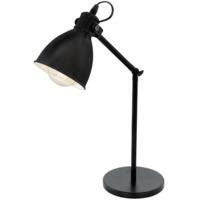 Eglo 49469 Priddy 1 Light Table Lamp In Black