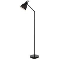 Eglo 49471 Priddy 1 Light Floor Lamp In Black