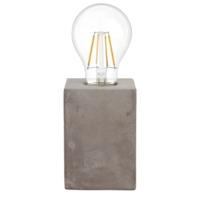 Eglo 49812 Prestwick 1 Light Table Lamp In Grey Ceramic