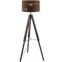 Eglo 49793 Coldingham 1 Light Floor Lamp In Rust Coloured Steel